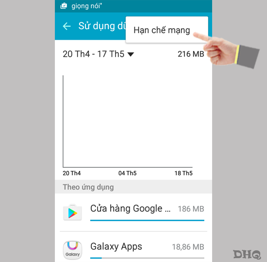 Chọn hạn chế mạng
